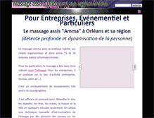Tablet Screenshot of massagesurchaise.fr